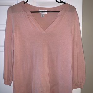 Ann Taylor Loft Blush Knit Sweater